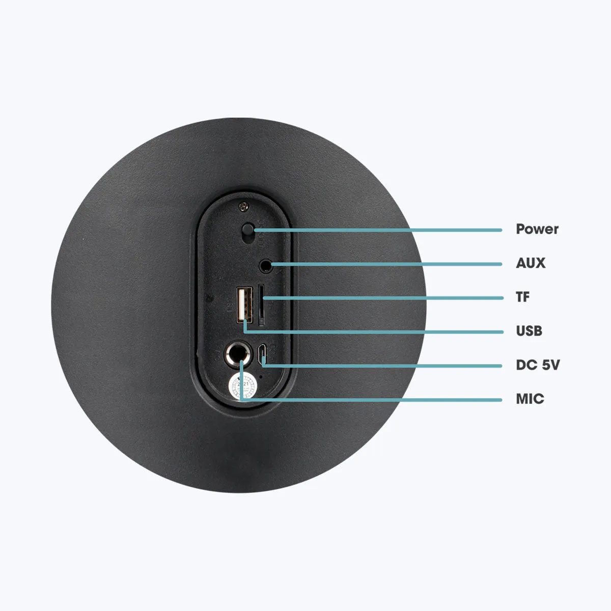 Zebronics Bluetooth Speaker 20w With Mic Barrel 100 view 5